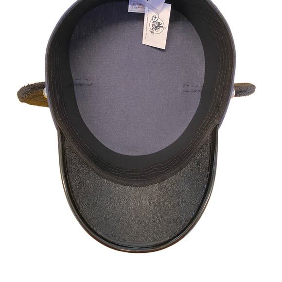 ADULT NWT RARE Disney Mickey Mouse Ears Conductor Hat Red Car Trolley Large - Picture 4 of 6